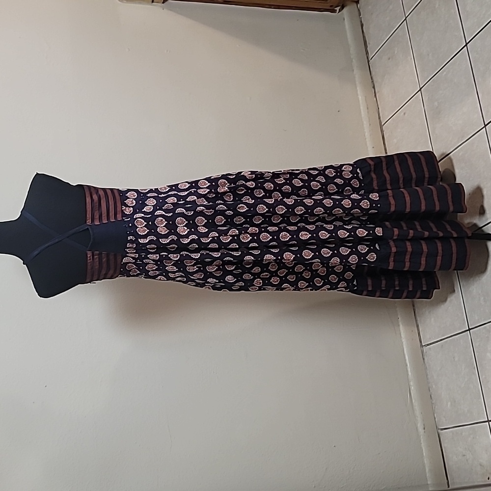 Anthropologie Zosime Halter Maxi Dress Size 10 - Picture 5 of 8